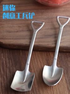 SUS304 Steel Premium Small Shovel Spoon/ Ice Cream Fruits Spoons Dessert Tasting Appetizer Coffee Spoons / Small Spoon