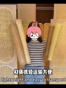 Rattan Sheet Rattan Woven Sheets Rattan Roll PE Rattan Webbing Rattan DIY 1ft/unit Webbing terbuka rotan sintetik 16inch/24inch Furniture Handicrafts藤编 胶眼笪