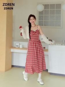 ZHANGDAREN | Đầm Dành Cho Phụ Nữ Size Lớn Kiểu Pháp Elegante Giúp Giảm Cân