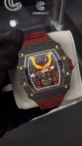 CRONUS ART CM002-08A – Samurai-Inspired NTPT Carbon Fiber Automatic Watch | 50mm Case Sapphire Crystal 42H Power Reserve 5ATM Water Resistance