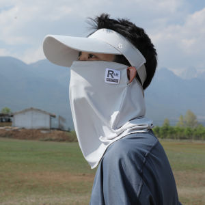 Men Large Brim Anti-UV Hollow Sun Hat
