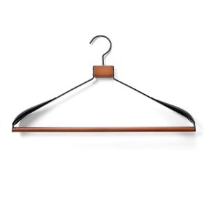 KVE Wide Shoulder Clothes Hanger Luxury Shirt Stand Pants Rack Square Rod Coat Hanger Retro Style Metal Wardrobe Organizer