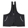 Street Style Single Shoulder Crossbody Workwear Hip Hop Vest Three-Way Bag Canvas Material Zipper Closure Pure Color. 