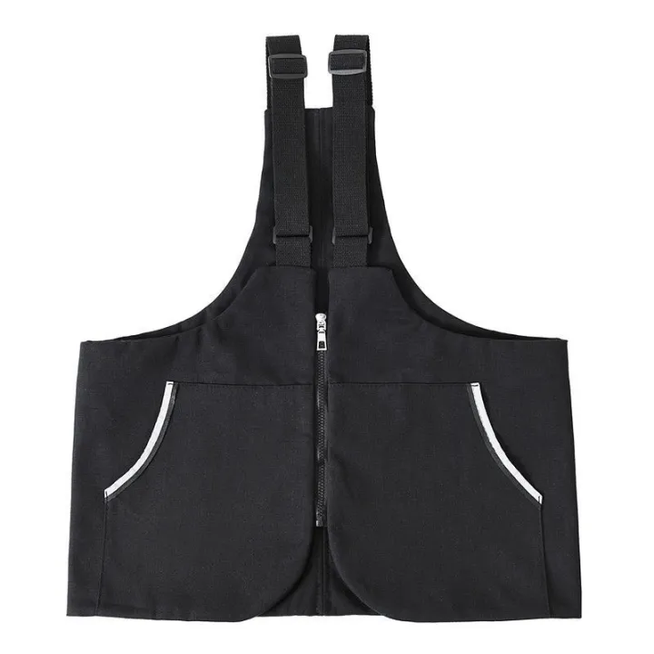 Street%20Style%20Single%20Shoulder%20Crossbody%20Workwear%20Hip%20Hop%20Vest%20Three-Way%20Bag%20Canvas%20Material%20Zipper%20Closure%20Pure%20Color%20-%20Image%205
