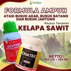 Pestisida Topfarm / Obat Hama Bibit Sawit /Obat Pembasmi Hama Kelapa Sawit / Obat Hama Sawit Mati Pucuk / Obat Daun Bercak Daun Bibit Kelapa Sawit / Obat Hama Daun Kelapa Sawit / Obat Hama Wawung Tanaman Sawit