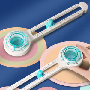 เครื่องตัดกระดาษวงกลม 360 องศา สำหรับงานฝีมือ DIY ตัดกระดาษการ์ด รูปทรงวงกลม ปลอดภัย