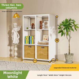 Vintage Colored Storage Cabinet Combination Rack