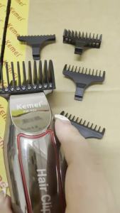 Kemei 6 Cái/bộ KM-032 Máy Cắt Tóc Giới Hạn Lược Hướng Dẫn Phụ Kiện Thợ Cắt Tóc Thay Thế Kích Cỡ 1/2/3/6/9/12mm Cho Máy Cắt Tóc