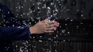 Alat Sulap Snow Strom - Magic Snowflake - Snowstorm Stage Magic Trick