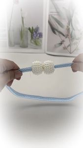 Tali Pengikat Gorden Curtain Ball Mutiara / Pengait Hordeng Model Klip Tirai Jendela Rumah PH C1231