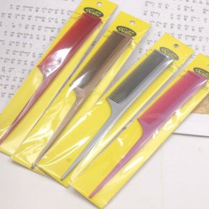 Korean Style Plastic Hair Comb Sharp Tail Long Hair Dense Teeth Anti-Static Small Comb for Hair Styling And Grooming