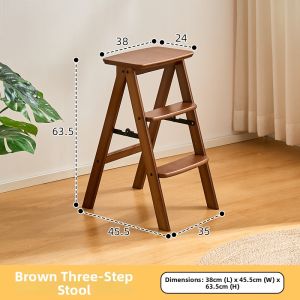 MEIZHULIJIA | Foldable Multifunctional Ladder Chair Thick Backrest