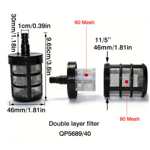 Car Wash 10mm Hose Pipe Filter Car Wash Garden Irrigation Filters Micro Sprayer Pump Filtering Check Valve Net Strainer Mesh