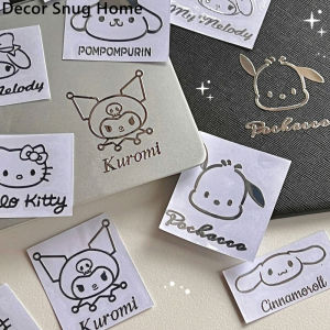 【Free Shipping】10Pcs New Metal Stickers Ins Style Cartoon Cute Sanrio Sticker Mobile Phone Notebook Cup Decoration Waterproof Sticker