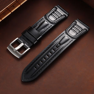 18mm 20mm 22mm 24mm Genuine Oil Wax Cowhide Strap for Seiko Watch Band Vintage Leather for Omega Bracelets Men Women Wrist Belts