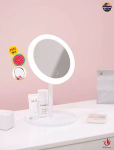 LED 3 color light Makeup Mirror Professional Portable USB Charge Mirror Bulbs Vanity LED三色充电携带式化妆镜带台灯