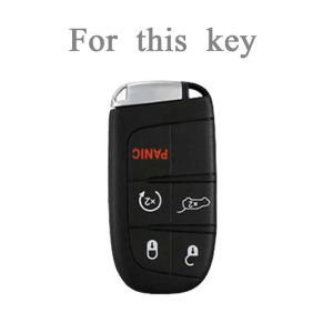 TPU Car Key Case for Jeep Compass COMPASS Car Key Case 2021 2020 2019 2017 SUV Shell Fob Auto Accessories