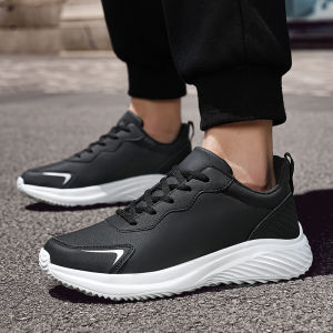 ORNGMALL Shoes for Men Sneakers High Quality Comfortable Casual Shoes Lace-Up Black Fashion Walking Running Shoes for Daily Life and Sports 39-48