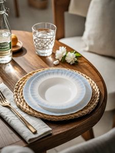 JINGDITAOCI | Underglaze Color Ceramic Dinnerware Set High Aesthetics Minimalist