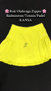Rok Padel Rok Skort Tennis Golf Badminton Rok Olahraga Wanita Kansa Inner Pants 100% original