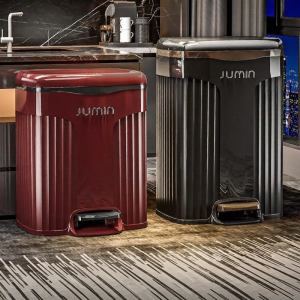 LIWAN | Luxury Covered Large Capacity Foot Pedal Trash Can