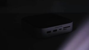 Cabletime | CABLETIME 10Gbps Docking Station for Mac Mini M4 DOCK 4K 60Hz Fast Data Transmission M.2 SSD SD/TF 4.0 8TB Storage Expansion