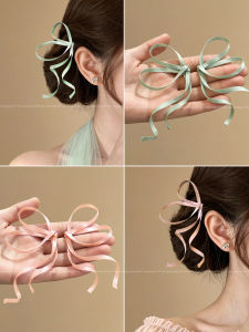 PINK EMPRESS | Bow Ribbon Hair Clip for Bangs and Side Hair