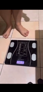 100% Original Smart Digital Scale Battery Version Bluetooth APP Body Fat Weight Scale