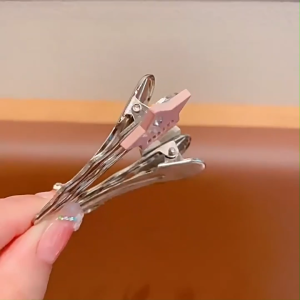 BF-C1409 Jepitan Rambut Bintang Jepit Rambut Wanita Pita Lucu Gaya Retro / Klip Duckbill Aksesoris