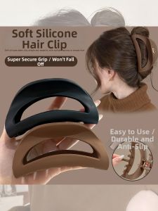 NING ZHOU | Soft Silicone Safe Non-Pinch Large Hair Clip