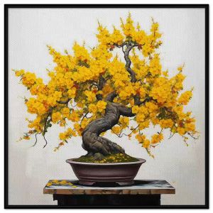 Tranh Treo Tường tranh dán tường Canvas Hoa Mai Tết CGI-51