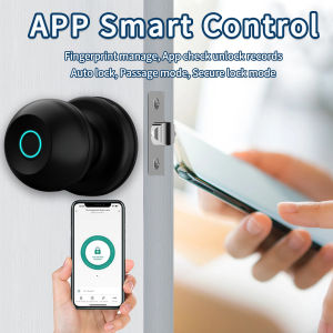 Smart Door Fingerprint Lock for Tuya Smart Lock with Bluetooth Door Lock Keyless Entry with Fingerprint and Tuya App