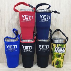 กระเป๋าใส่แก้ว 30OZ 20OZ ผ้าหนา เกรดดี มีที่หูหิ้ว ถุงแก้วน้ำเยติ ถอดออกได้ สำหรับแก้ว20OZถึง30OZ ยืดได้