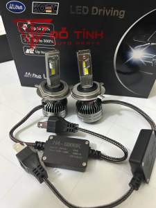 Cặp bóng pha Led H4 siêu sáng 6000k. Bóng pha ô tô Led Mitra E5 bảo hành 12 tháng.