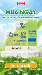 Bột Rửa Bát Almawin Hữu Cơ Hương Chanh 2.8Kg HMH.0190028 - Miễn Phí Vận Chuyển