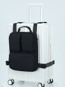 Luggage Accessory Bag Anti-theft Zipped Laptop Compartment with Cable Travel Organiser
