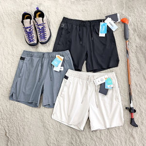 กางเกงขาสั้นผู้ชาย Mide Texture Outdoor Casual Breathable Quick Dry Cool Sensation กางเกงขายาวทรงตรงสีพื้น