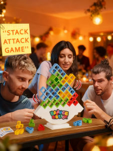 Bộ Trò Chơi Tháp Thăng Bằng - 41/73 Món Đồ Chơi Để Bàn Thú Vị Dành Cho Cả Gia Đình Thử Thách Xếp Chồng Khối Thăng Bằng