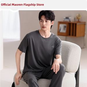 MiiOW | Summer Thin Short Sleeve Long Pants Cooling Sleepwear