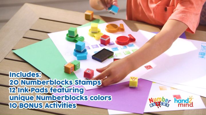 [3 ขวบ +] NUMBERBLOCKS STAMPOLINE PK STAMP ACT SET จากการ์ตูนซีรีย์ยอดนิยมบน BBC และNetflix