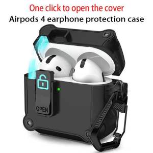 Armor case airpods 4 / gen 4 casing cover anti shock