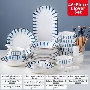 Luxury Japanese Style Tableware Set