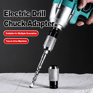 Electric Impact Wrench Adapter 1/2 Convert To SDS PLUS Adapter Impact Wrench To Electric Hammer Drill Interface Converts Tools