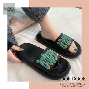 XWshop ใหม่มากวิ รองเท้าแตะแฟชั่นมาใหม่ รองเท้าแตะแบบสวมปั๊มลายเท่ห์ๆมี2สีให้เลือกนะ ไม่มีนี่อย่างพลาดอ่ะ