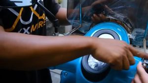 Winshield Visor Hitam Transparan Tipe Alfa Yamaha Fazzio Winsil Pelindung Angin Smoke Bening Original NEMO