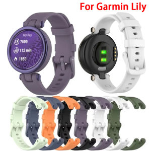 Sport Silicone Watch Band Wrist Strap For Garmin Lily Smart Watch Replacement Bracelet For Garmin Lily Watchband Accessories