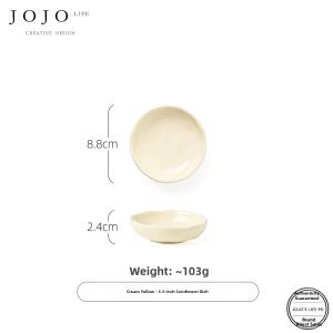 Cream-style Ceramic Rice Bowl