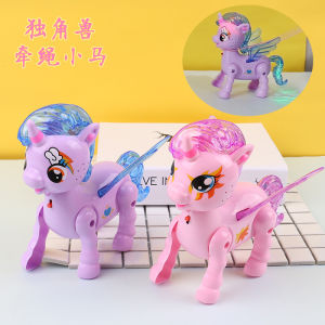 Đồ Chơi Ngựa Phát Sáng Dây Buộc Bằng Điện Tiktok Có Dây Chạy Chạy Chạy Đi Bộ Cùng Kiểu Với Kỳ Lân Nổi Tiếng Trên Mạng Cho Trẻ Em