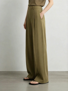 AMII | Sun-Protective Durable Wide-Leg Pants Long Trousers