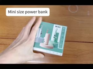 [SG Stocks] 2in1 Mini PowerBank 5000 mAh Type C/Lighting Fast Charging Portable Charger For Apple/Samsung